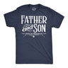Mens Funny T Shirts Father and Son Hockey Partners for Life Sarcastic Fathers Day Graphic Tee for Men