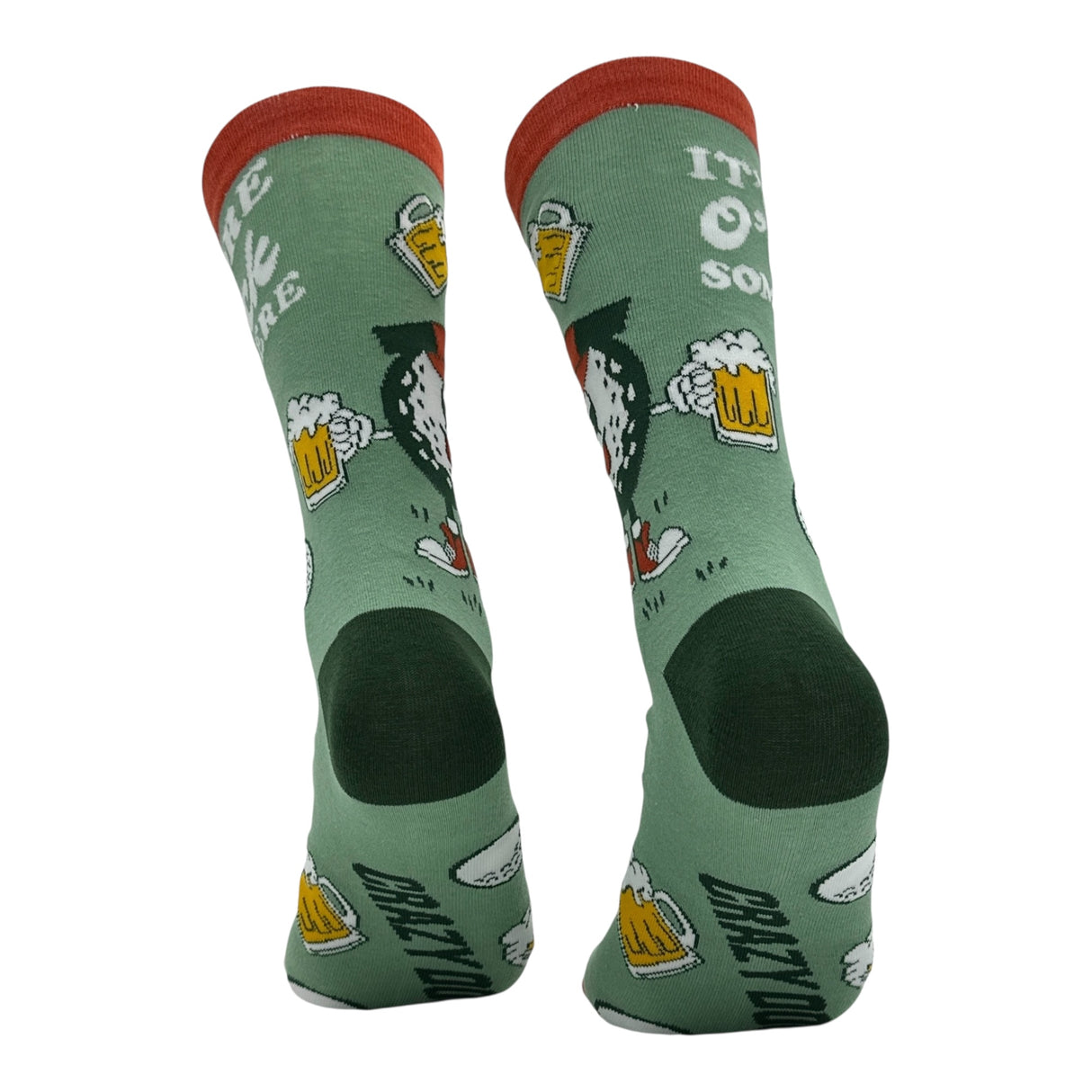 Funny Golf Socks for Men Vintage Sports Crews for Guys with Hilarious Jokes