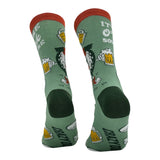 Funny Golf Socks for Men Vintage Sports Crews for Guys with Hilarious Jokes