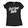 Womens Funny T Shirts Fuck Your Band Sarcastic Music Fan Graphic Novelty Tee for Ladies