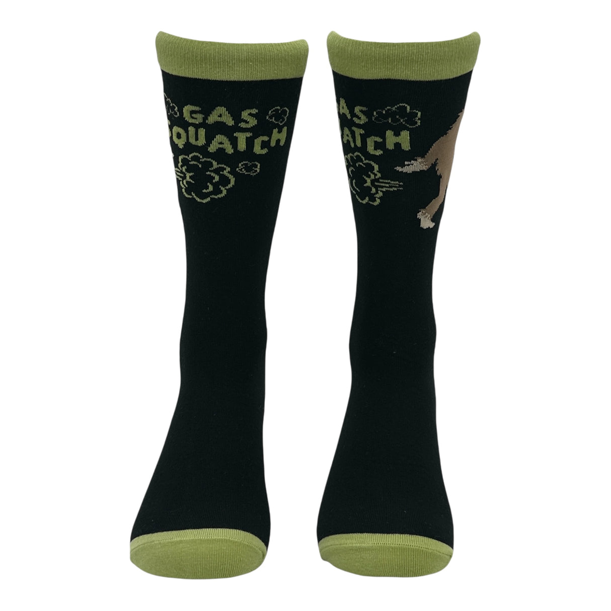 Men's Gassquatch Socks Funny Sarcastic Farting Bigfoot Graphic Novelty Footwear for Men