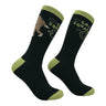 Men's Gassquatch Socks Funny Sarcastic Farting Bigfoot Graphic Novelty Footwear for Men