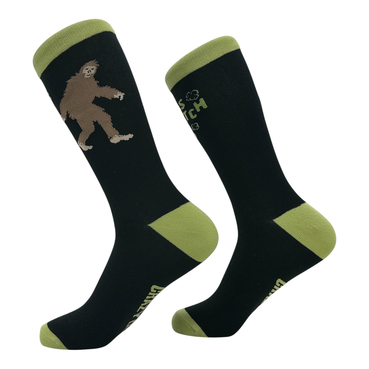 Men's Gassquatch Socks Funny Sarcastic Farting Bigfoot Graphic Novelty Footwear for Men