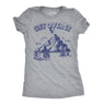 Womens Funny T Shirts Get Over It Sarcastic Mountain Graphic Novelty Tee for Ladies