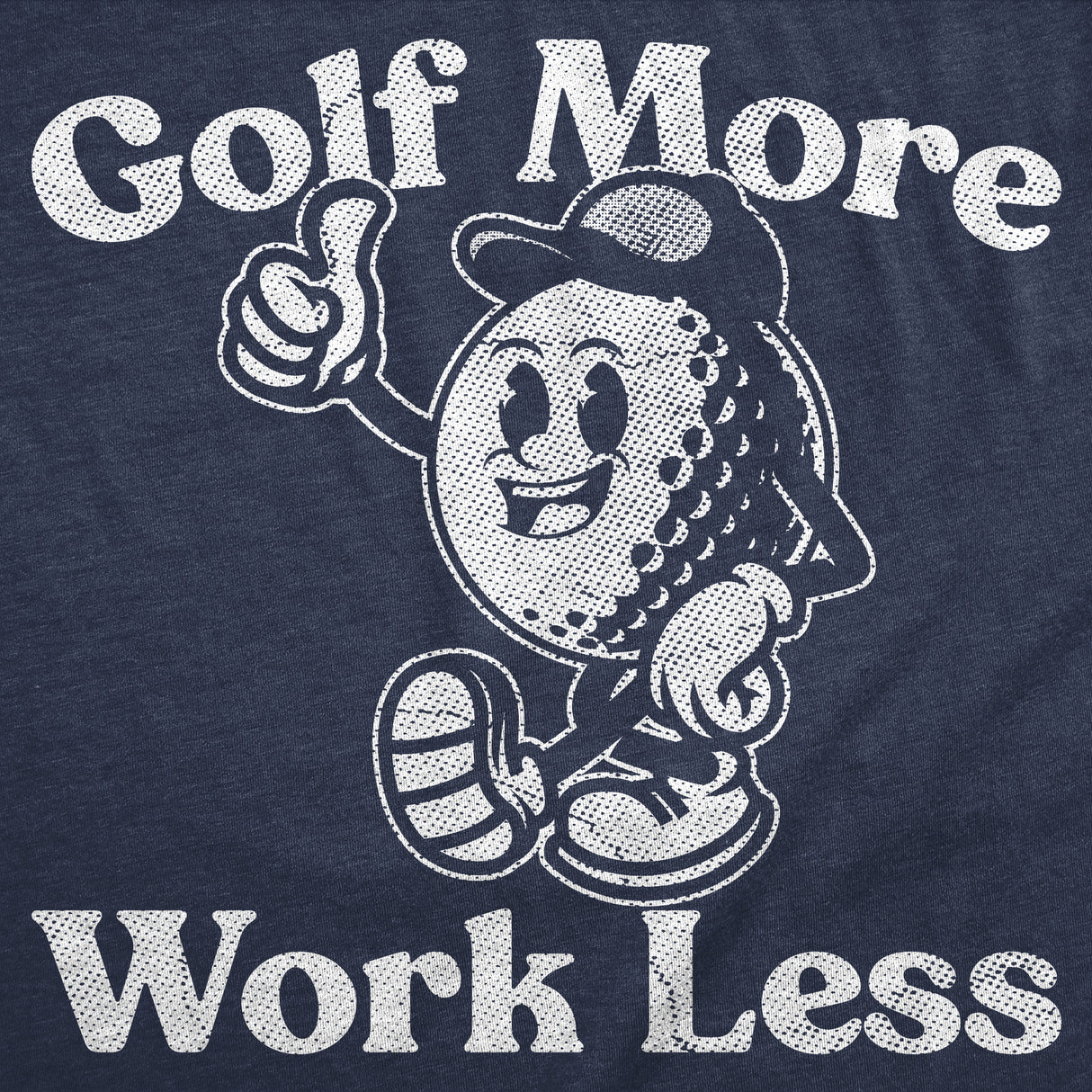 Mens Funny T Shirts Golf More Work Less Sarcastic Golfing Graphic Novelty Tee for Men