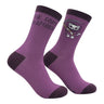 Women's The Grim Reapurrr Socks Funny Sarcastic Kitten Graphic Novelty Footwear for Ladies