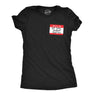 Womens Funny T Shirts Hello Im Not Taking Feedback Right Now Sarcastic Name Tag Graphic Novelty Tee for Ladies