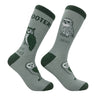 Men's Hooters Socks Funny Sarcastic Owl Graphic Novelty Footwear for Men