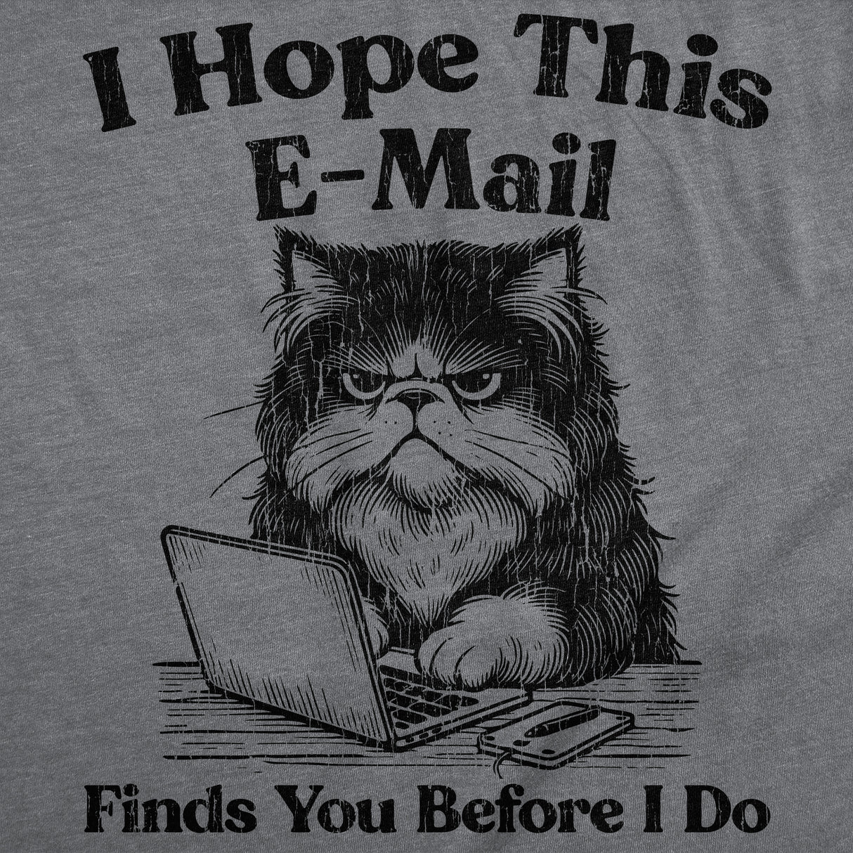 Womens Funny T Shirts I Hope This Email Finds You Before I Do Sarcastic Graphic Novelty Tee for Ladies