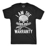 Mens Funny T Shirts I Am The Warranty Sarcastic Mechanic Graphic Novelty Tee for Men