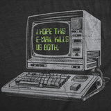 Mens Funny T Shirts I Hope This Email Kills Us Both Sarcastic Computer Graphic Novelty Tee for Men