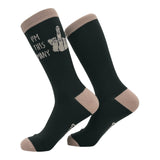 Men's Im This Many Socks Funny Sarcastic Middle Finger Graphic Novelty Footwear for Men