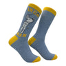 Funny Golf Socks for Men Vintage Sports Crews for Guys with Hilarious Jokes