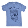 Mens Funny T Shirts Keep It Free Sarcastic Camping Graphic Novelty Tee for Men