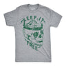 Mens Funny T Shirts Keep It Free Sarcastic Camping Graphic Novelty Tee for Men