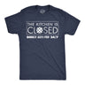 Mens Funny T Shirts The Kitchen Is Closed Dinks Served 24 7 Sarcastic Pickleball Graphic Novelty Tee For Men