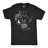 Mens Funny T Shirts Lack Of Fucks Sarcastic Kitten Graphic Novelty Tee for Men