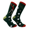 Funny Golf Socks for Men Vintage Sports Crews for Guys with Hilarious Jokes