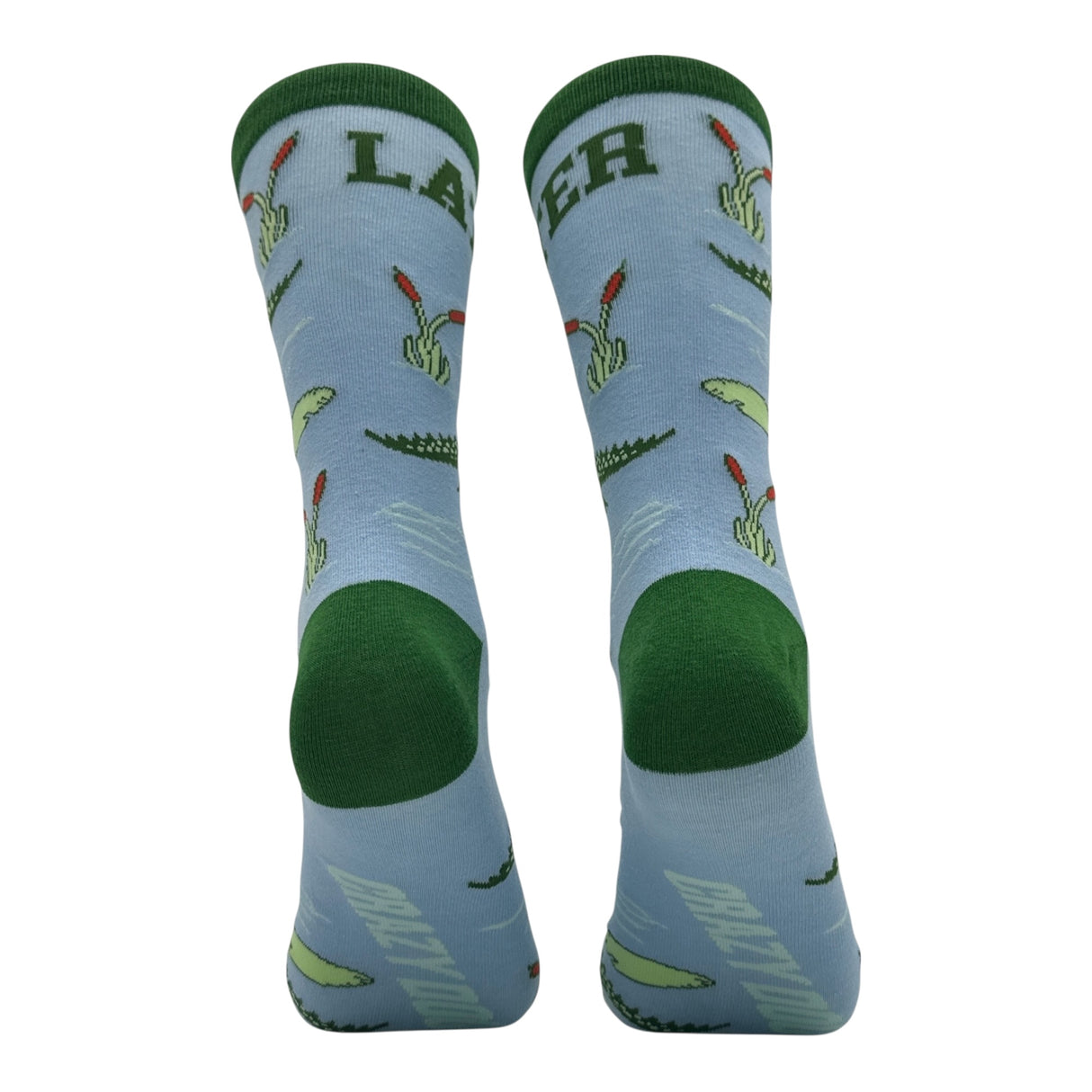 Men's Later Gator Socks Funny Sarcastic Alligator Graphic Novelty Footwear for Men