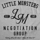 Little Monsters Negotiation Group Baby Bodysuit Funny Sarcastic Graphic Novelty Jumper for Infants