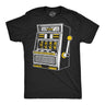 Mens Funny T Shirts Luck Fuck Slots Sarcastic Slot Machine Graphic Novelty Tee for Men