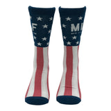Men's MILF Man I Love Freedom Socks Funny Sarcastic Fourth Of July Graphic Novelty Footwear for Men