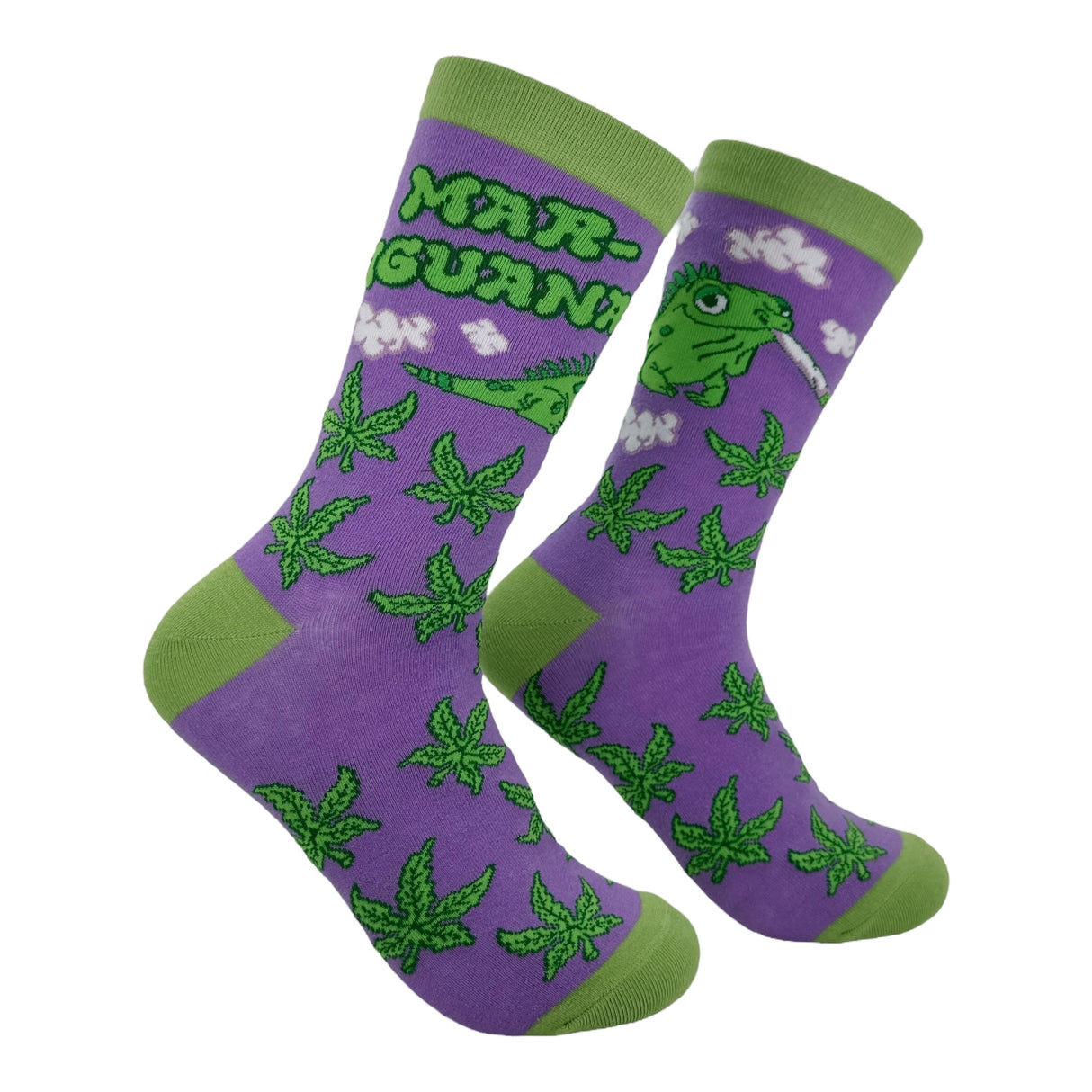 Women's Mar Iguana Socks Funny Sarcastic Lizard Graphic Novelty 420 Footwear for Ladies