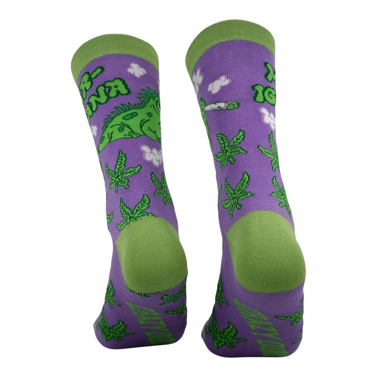 Women's Mar Iguana Socks Funny Sarcastic Lizard Graphic Novelty 420 Footwear for Ladies