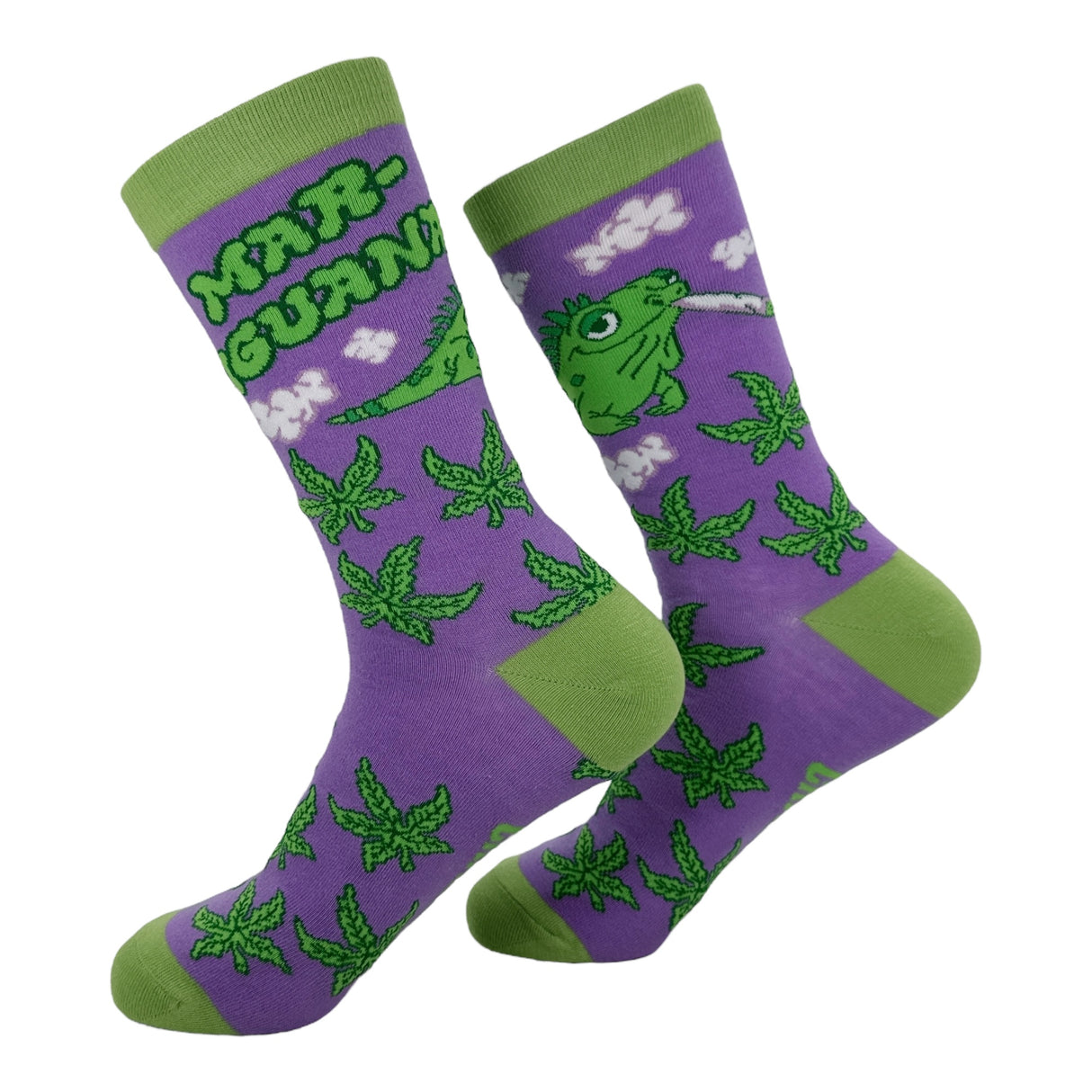 Women's Mar Iguana Socks Funny Sarcastic Lizard Graphic Novelty 420 Footwear for Ladies