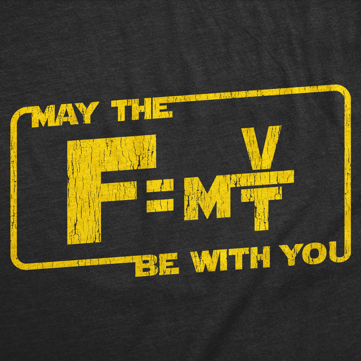 Mens Funny T Shirts May The Force Equation Be With You Sarcastic Graphic Novelty Movie Tee for Men