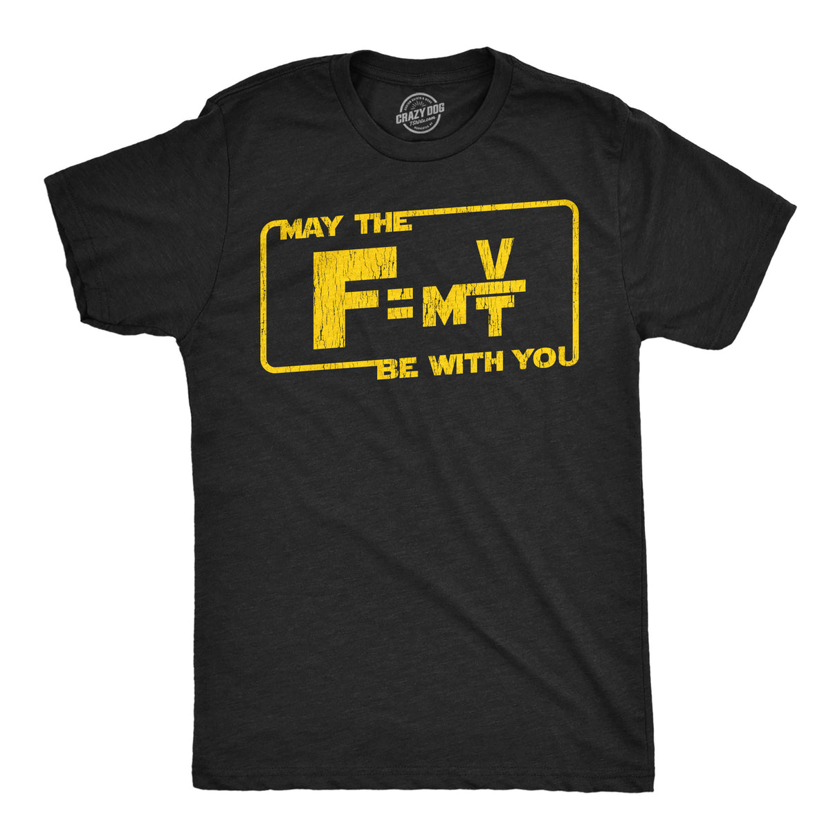 Mens Funny T Shirts May The Force Equation Be With You Sarcastic Graphic Novelty Movie Tee for Men