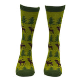 Men's Meese Socks Funny Sarcastic Moose Graphic Novelty Footwear for Men