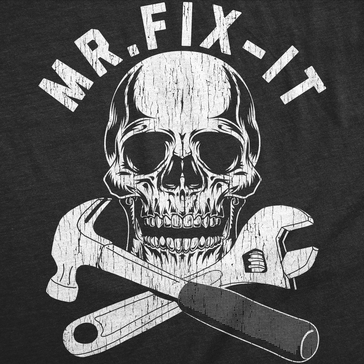 Mens Funny T Shirts Mr Fix It Sarcastic Mechanic Graphic Novelty Tee for Men