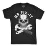 Mens Funny T Shirts Mr Fix It Sarcastic Mechanic Graphic Novelty Tee for Men