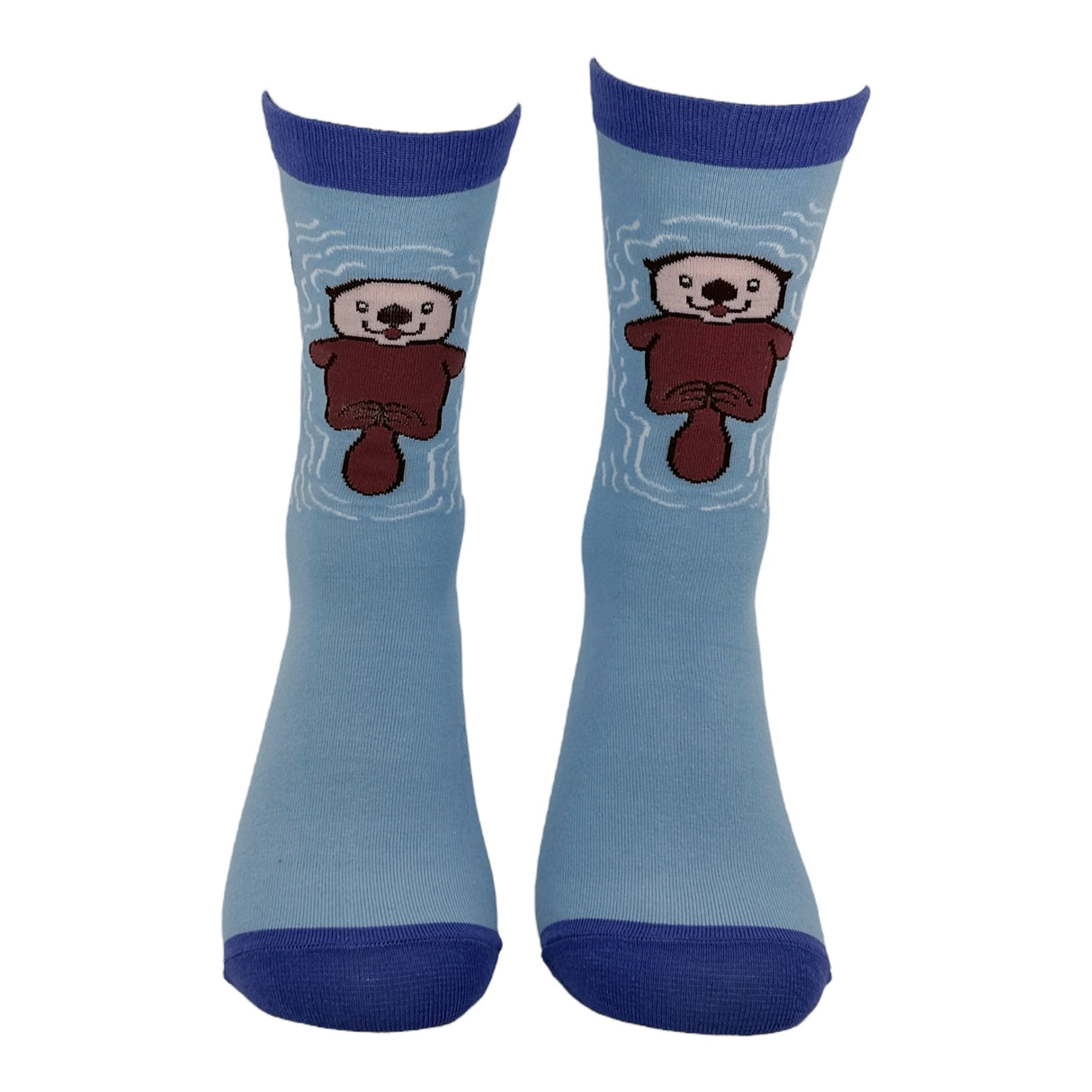Women's My Otter Half Socks Funny Sarcastic Graphic Novelty Footwear for Ladies