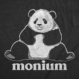 Mens Funny T Shirts Pandamonium Sarcastic Panda Graphic Novelty Tee for Men