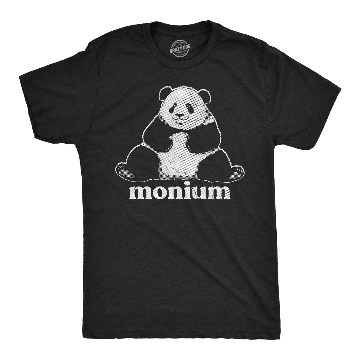 Mens Funny T Shirts Pandamonium Sarcastic Panda Graphic Novelty Tee for Men