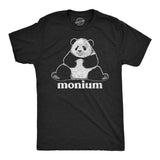 Mens Funny T Shirts Pandamonium Sarcastic Panda Graphic Novelty Tee for Men
