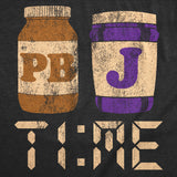 Womens Funny T Shirts PBnJ Time Sarcastic Peanut Butter and Jelly Graphic Novelty Tee for Ladies