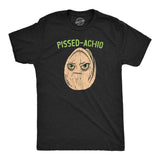 Mens Funny T Shirts Pissed Achio Sarcastic Pistachio Graphic Novelty Tee for Men