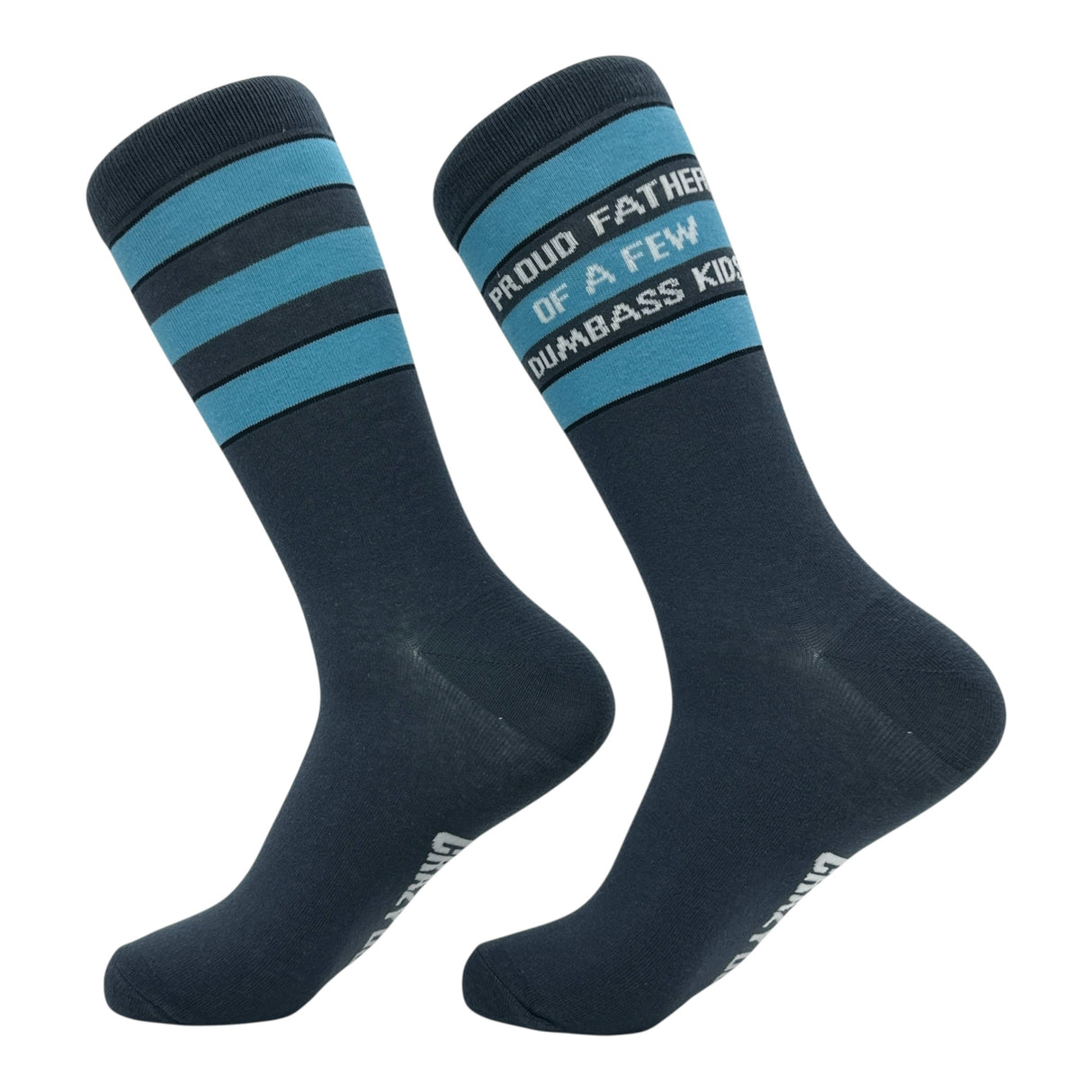 Men's Proud Father Of A Few Dumbass Kids Socks Funny Sarcastic Fathers Day Graphic Novelty Footwear for Men