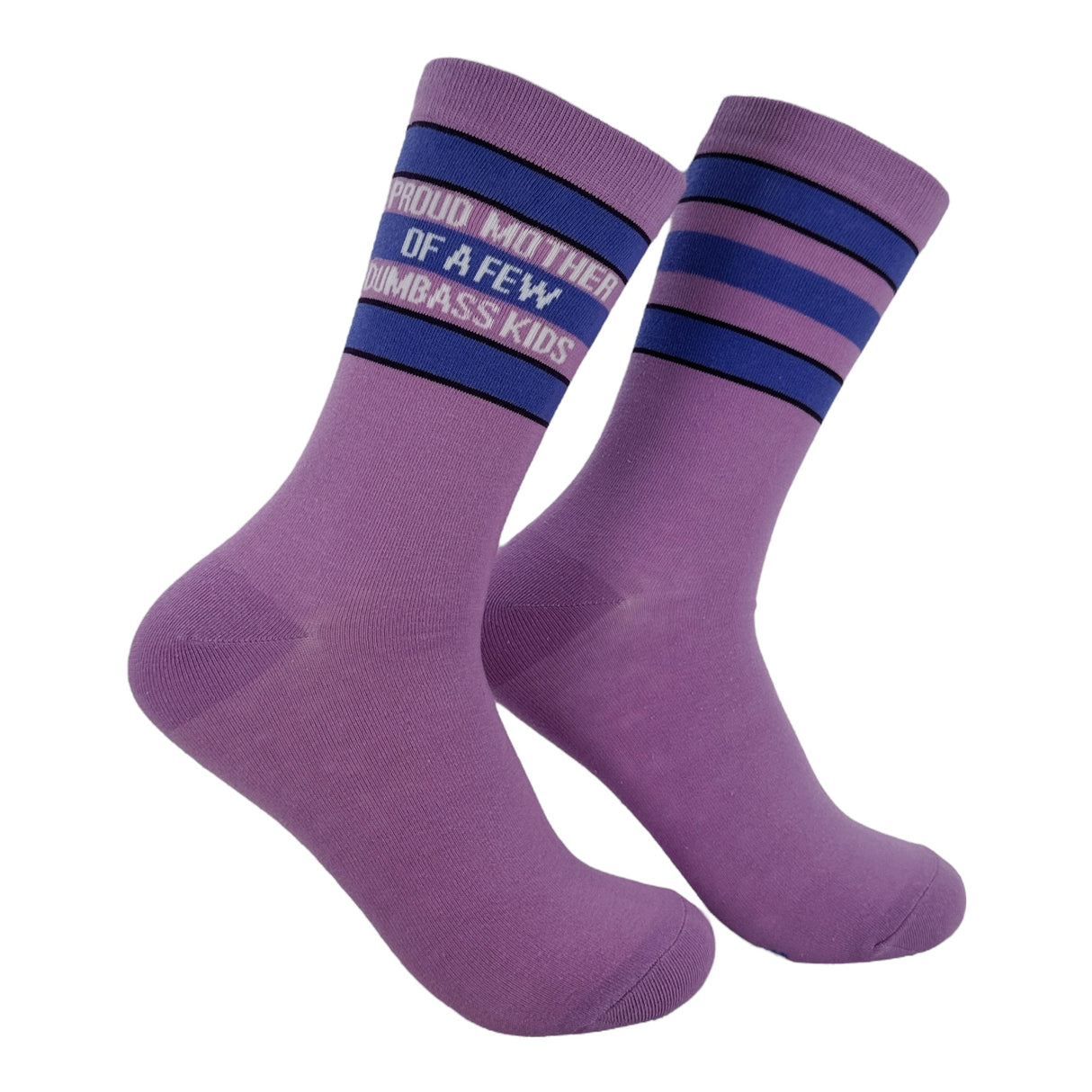 Women's Proud Mother Of A Few Dumbass Kids Socks Funny Sarcastic Mothers Day Graphic Novelty Footwear for Ladies