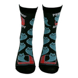 Women's Purranormal Activikitty Socks Funny Spooky Kitten Graphic Novelty Footwear for Ladies