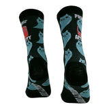 Women's Purranormal Activikitty Socks Funny Spooky Kitten Graphic Novelty Footwear for Ladies