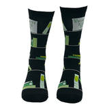 Women's These Are My Reading Socks Funny Sarcastic Nerd Graphic Novelty Footwear for Ladies