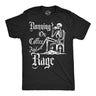 Mens Funny T Shirts Running On Coffee and Rage Sarcastic Caffeine Graphic Novelty Tee for Men