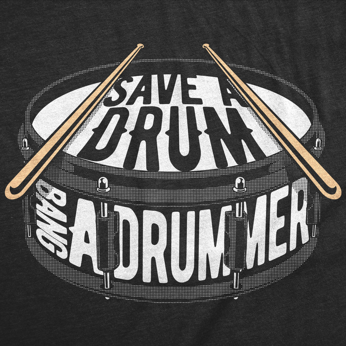 Mens Funny T Shirts Save A Drum Bang A Drummer Sarcastic Music Graphic Novelty Sex Tee for Men