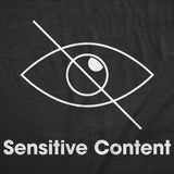 Mens Funny T Shirts Sensitive Content Sarcastic Graphic Novelty Tee for Men