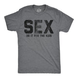 Mens Funny T Shirts Sex Do It for The Kids Sarcastic Graphic Novelty Tee for Men