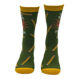 Women's Teachers The Original Chaos Coordinatos Socks Funny Sarcastic Graphic Novelty Footwear for Ladies